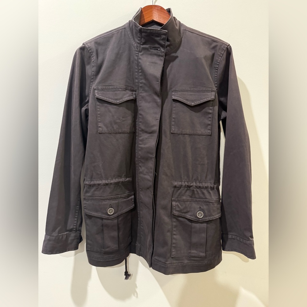 Vince Camuto Charcoal Military Field Jacket Size XS